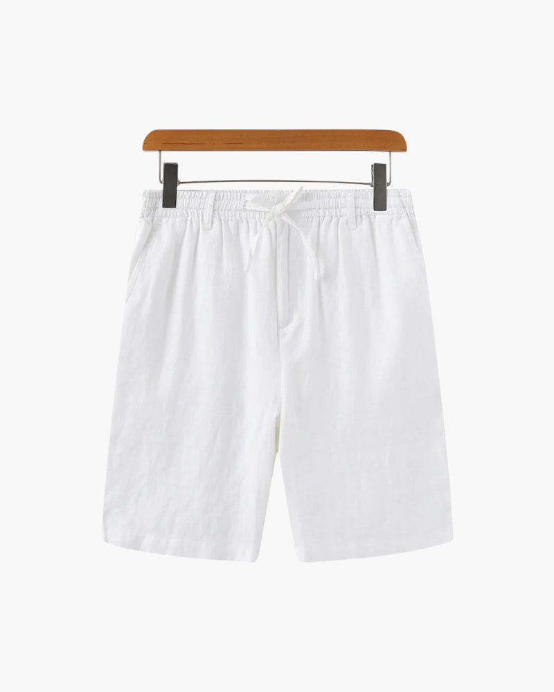 Short Homme En Lin Décontracté