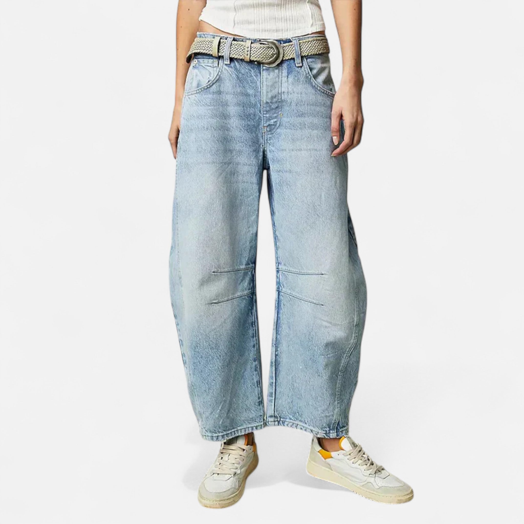 Ancient World | Jean Woman Loose Comfort Premium Wide Cut